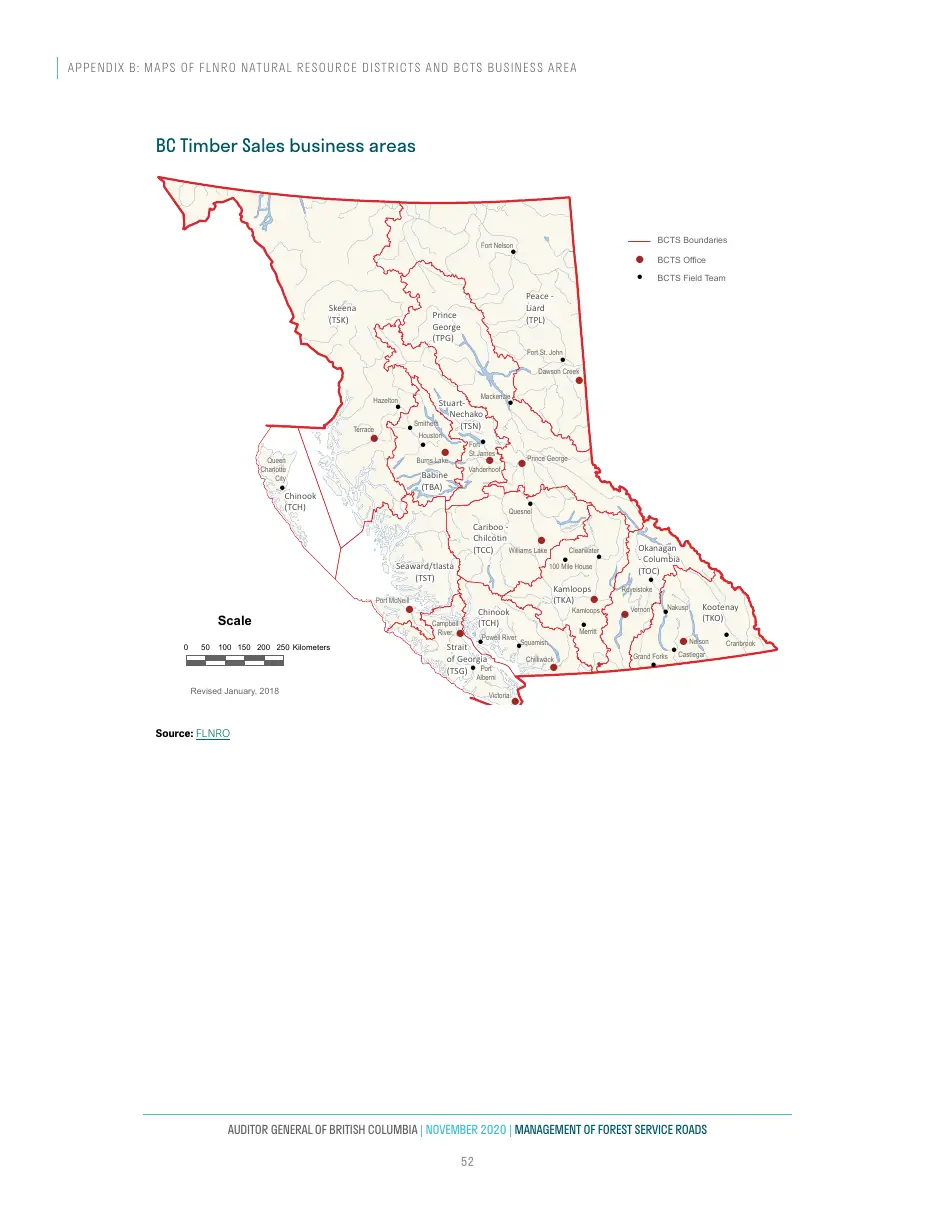 Page 53 of Management of Forest Service Roads, Auditor General of British Columbia, November 2020.