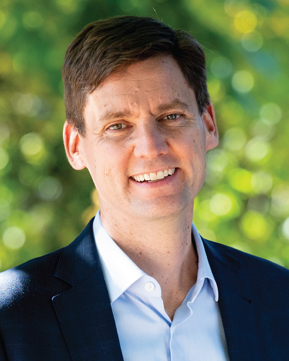 Portrait photograph of David Eby.